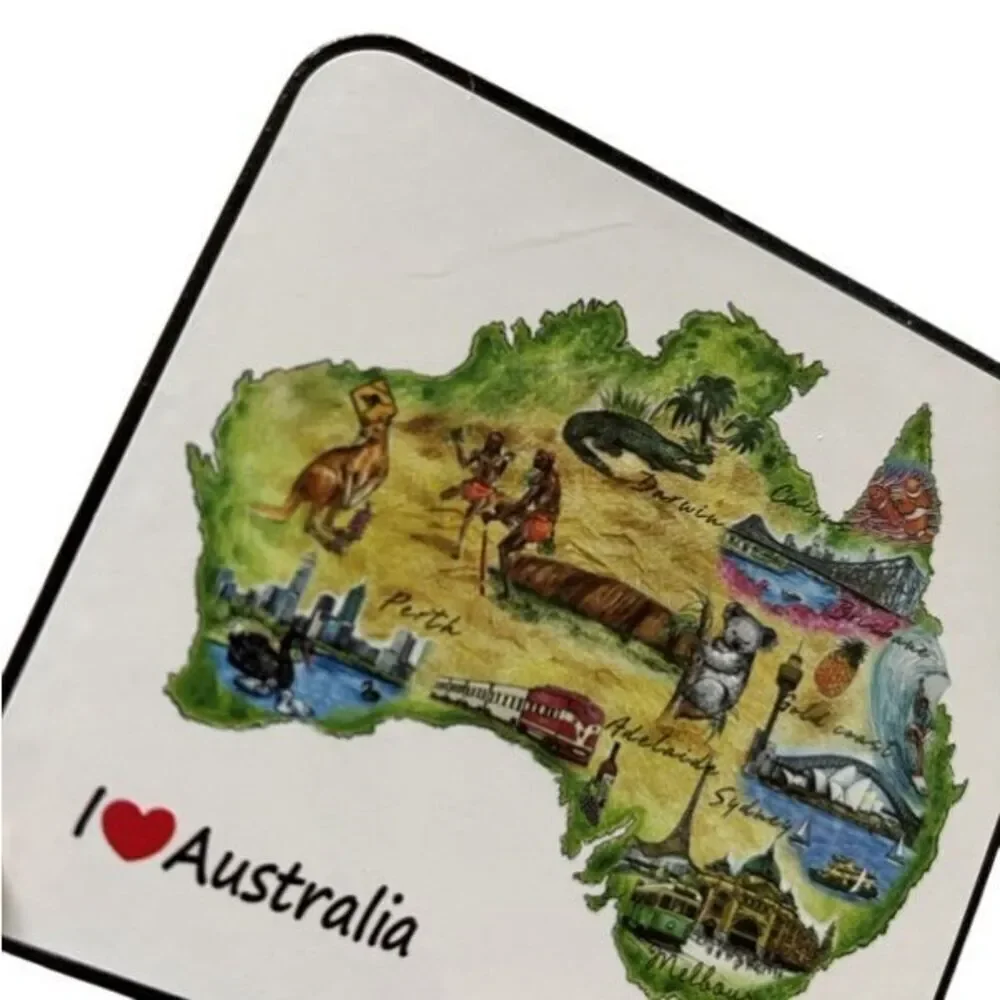 Australia Artistic Souvenir Drink Coasters